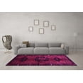 thumbnail image 3 of Ahgly Company Indoor Square Persian Pink Traditional Area Rugs, 3' Square, 3 of 4