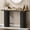 Black, variant on 55 Inch Fluted Entryway Table,  Console Table, Couch Tables Behind Sofa,  Style, Modern Sofa Stand for Entrance Hallway Living Room Foyer (Walnut)