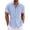 Blue, variant on Button up Shirt Men Summer Vacation Loose Fit Button Down Dress Shirts Short Sleeve Shirts Solid Plain Tops Loose fit Casual Button up Shirts
