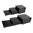 thumbnail image 2 of simhoa 6 Pieces Food Riser Acrylic Display Risers for Buffet Wedding Small Figurine black, 2 of 8