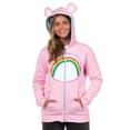 thumbnail image 2 of Care Bears Hoodie Grumpy Bear and Cheer Bear Reversible Juniors Hooded Costume Sweatshirt, 2 of 5