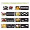 thumbnail image 3 of Trancheuse de Légumes - Hachoir à Légumes Multi-Lames Mandoline Réglable Trancheuse de Fromage Julienne avec Panier de Drainage - Meilleur Ensemble de Râpe à Fromage avec Éplucheur de Fruits, 3 of 5