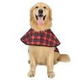 thumbnail image 3 of HDE Dog Raincoat Hooded Slicker Poncho for Small to X-Large Dogs and Puppies Plaid XL, 3 of 7