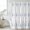 White, variant on Blue Flowers Shower Curtain Set, Waterproof Shower Curtains for Bathroom, Spring Floral Bows Minimalist Botanical Washable Fabric Cloth Bath Curtain for Bathtub Decoration with Hooks 72x78 Inches
