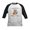 Black/White, variant on CafePress - Happy Fall Raccoon Autumn Baseball Jersey - Kids Cotton Baseball Jersey, 3/4 Sleeve Shirt