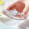 thumbnail image 3 of Resicozy Watches for Women with Classic Vintage Stainless Steel Band Elegant Dress Small Wrist Watch Ladies Casual Watch Black, 3 of 3