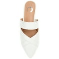 thumbnail image 5 of Journee Womens Stasi Slip On Pointed Toe Mules Flats, 5 of 10