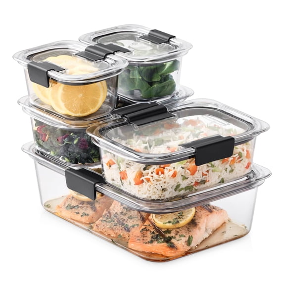 Rubbermaid Brilliance 10-Piece Food Storage Container Set