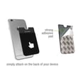 thumbnail image 3 of Cellet EZStick Universal ID/Credit Card Holder, Stick on Wallet for Smartphones with Heavy Duty Adhesive Pad - Black, 3 of 4