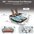 thumbnail image 5 of Shiatsu Foot Massager with Heat, Electric Foot Massager Machine for Plantar Fasciitis Neuropathy with Remote Control, Adjustable Vibration and Compression (Black), 5 of 11