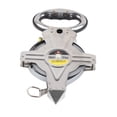 thumbnail image 1 of Cinta métrica de acero Cinta métrica portátil de acero inoxidable con mango ergonómico de 50 m y 164 pies para inspección del sitio, 1 of 12