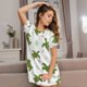 thumbnail image 3 of Balery Cute Turtle Camisón de manga corta con cuello redondo para mujer, cómodo y elegante., 3 of 6