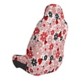 thumbnail image 2 of Wukai Cute ladybugs red Full Set Car Seat Covers with Soft Padding Universal Auto Front Seats Protector and Cushion Mat, 2 of 5