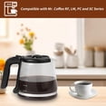 thumbnail image 2 of 12 Cup Replacement Pot for , 12 Cup Carafe Replacement Pot Compatible with RF, LM, PC and SC Series, 2 of 4