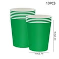 thumbnail image 2 of Festive Christmas Party Supplies Red and Green Disposable Paper Cups and Tissue Paper | Vibrant Holiday Tableware with Christmas Motifs for Celebrations, Gatherings, and Events, 2 of 5