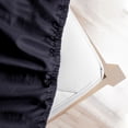 thumbnail image 3 of SUNDAY HOME 100% Cotton Percale Twin-Fitted Sheet - Dark Gray, 3 of 6
