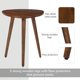 thumbnail image 3 of Mesa auxiliar MH London Tri Pin Tora hecha a mano en madera de mango, 45 x 45 x 46 cm, 3 of 6