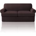 thumbnail image 1 of Cushion Cover for T Cushion Sofa (Medium, Brown), 1 of 7