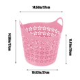 thumbnail image 3 of Fiudx Ofertas Del Día Cesta De Ropa Sucia Portátil, Cesta De Almacenamiento De Ropa Sucia, Estante Grande Para Ropa, Cesta De Lavandería, Cesta Hueca Para Ropa Sucia De Baño, 3 of 6