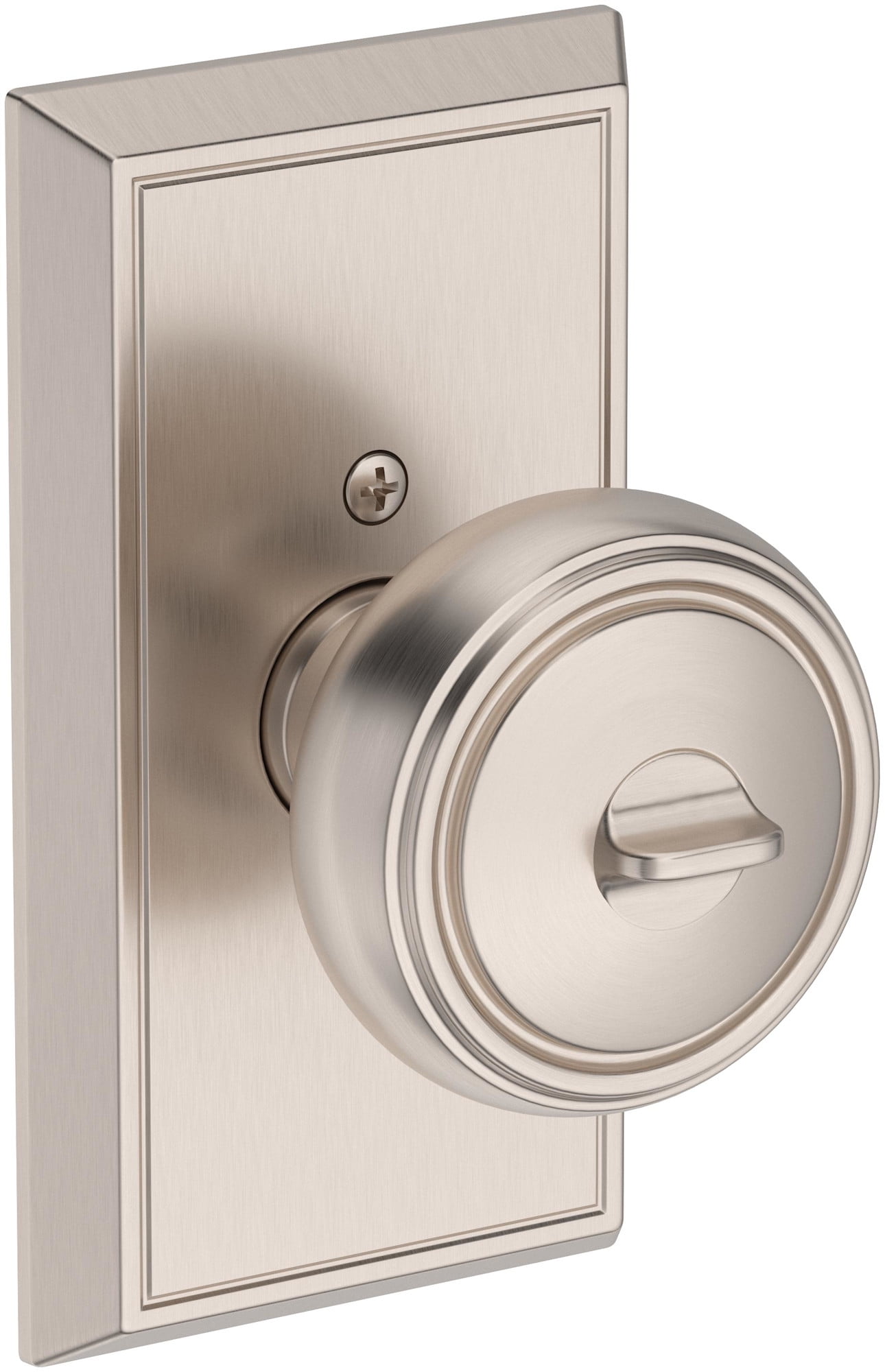 Baldwin ENBREHFR190SMC Bremerton Single Cylinder Keyed Entry Door Knob Set - Black