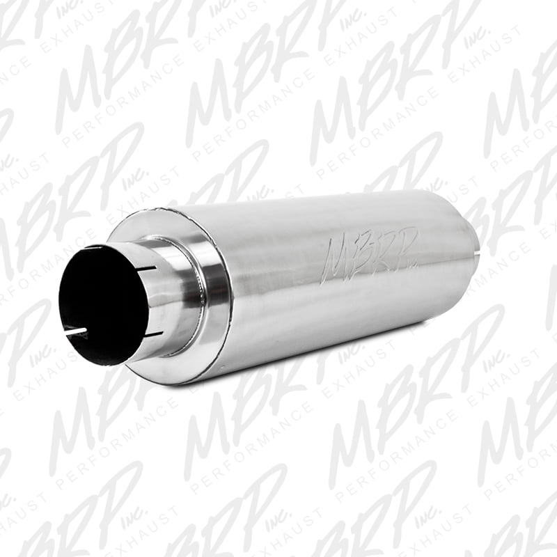 MBRP Universal Quiet Tone Muffler 5in Inlet /Outlet 8in Dia Body 31in