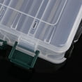 thumbnail image 4 of UDIYO Double Layers Fish Lure Bait Hook Tackle Box Fishing Tool Storage Case Container, 4 of 6