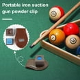thumbnail image 3 of Meileang Support de Craie de Billard Universel Portable Résistant à l'Usure Installation Simple Taille Compacte Clip de Ceinture Magnétique, 3 of 7