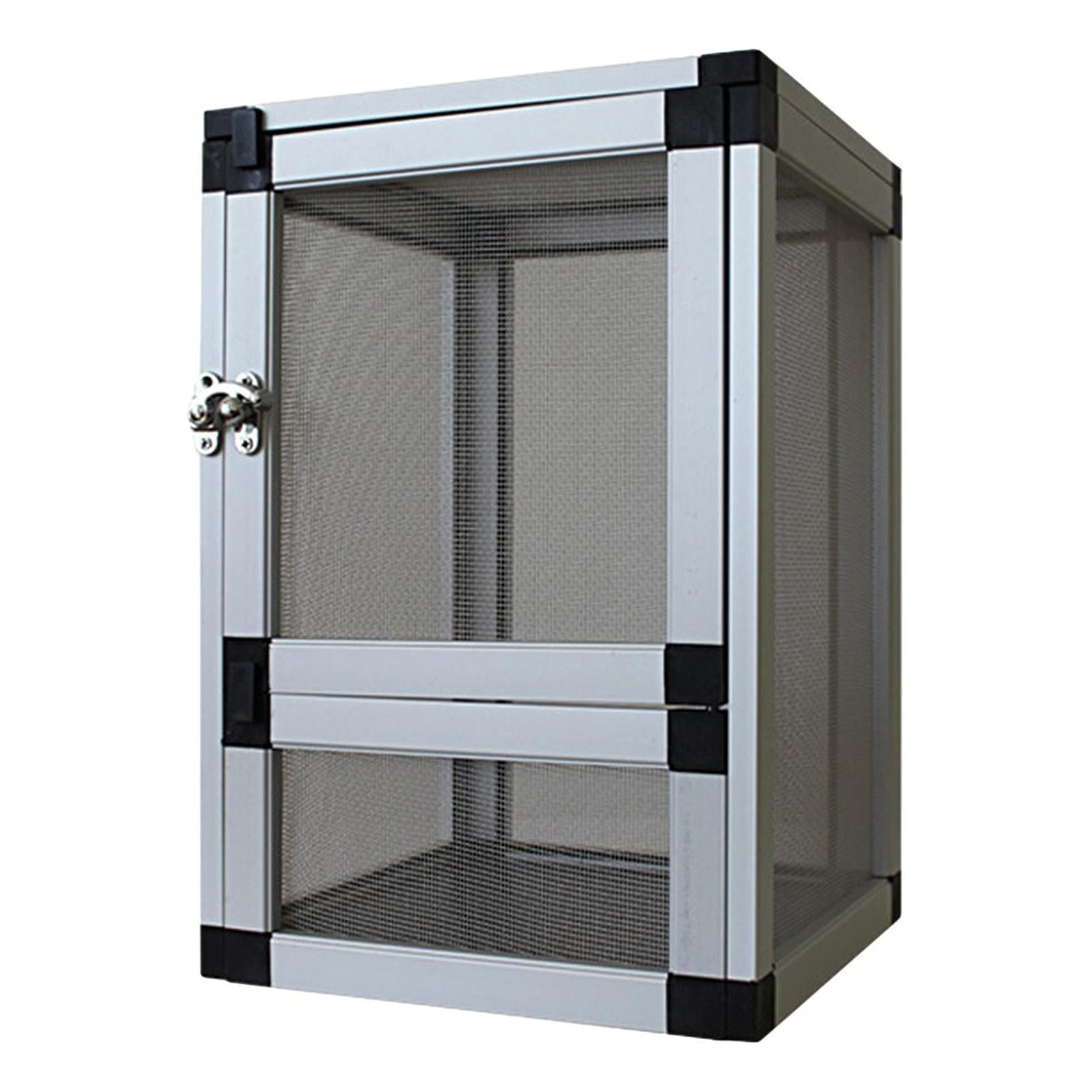 Reptiles Habitat Air Screen Cages Storage Ventilation Feeding Portable Reptile Cage Breeding Box for Frog Crickets Chameleons Gecko Turtle