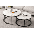 thumbnail image 1 of Mesa de Centro Doble Blanco Scandi Home, 1 of 3