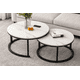 thumbnail image 1 of Mesa de Centro Doble Blanco Scandi Home, 1 of 3