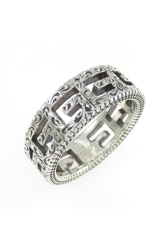 Pre-Owned Gucci Square G Ring