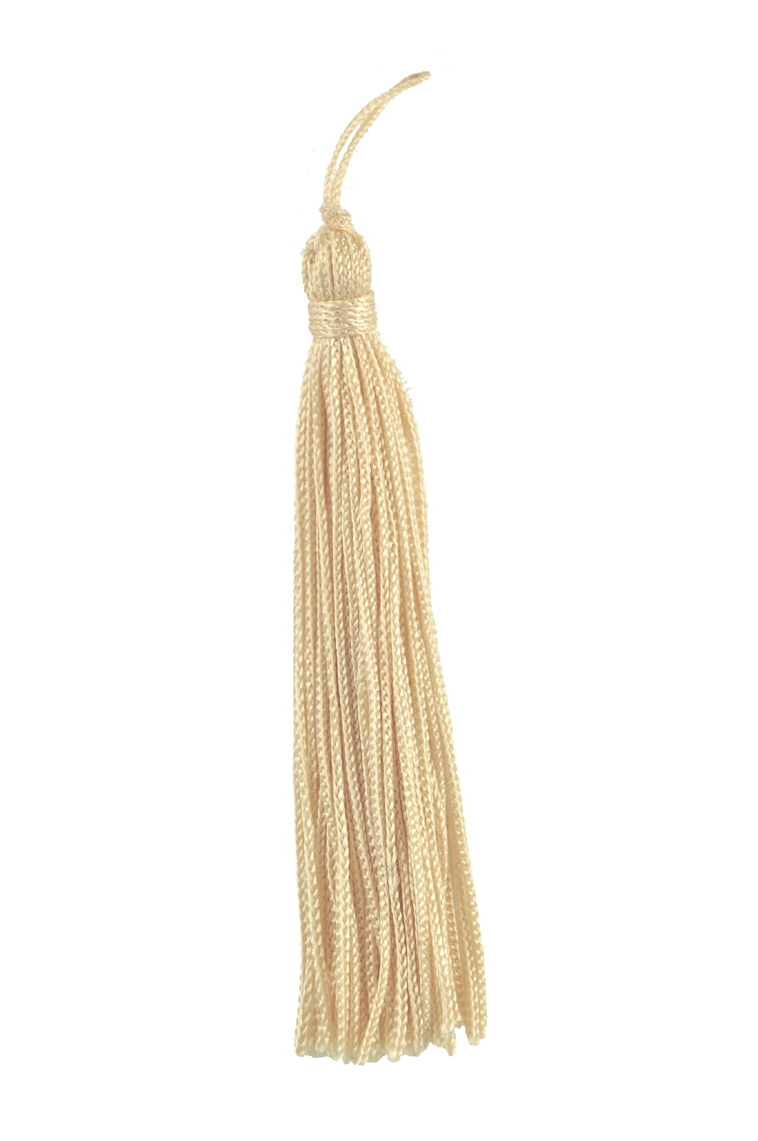 4" LIGHT GOLD CHAINETTE CROWN TASSELS LOT OF 12 