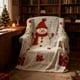 thumbnail image 5 of Decoraciones navideñas, adornos navideños, regalos de Navidad, mantas navideñas con ambiente festivo, regalos navideños para las fiestas, mantas con ambiente familiar, manta de fibra de poliéster, 5 of 6
