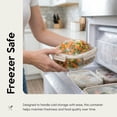 thumbnail image 5 of Just Cook Glass Food Storage Container with Expandable Silicone Lid 1 Compartment, Well Suited to Refrigerator Organization, 5 of 8