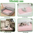 thumbnail image 5 of HAOSHICS Cooling Mat for Dogs Puppy Cats Ice Silk Pet Self Cooling Pad Blanket for Pet Beds/Kennels/Couches/Car Seats/Floors (xl:40"*27.6",blue), 5 of 6