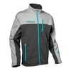Castle X Fusion G4 Mens Mid-Layer Snow Jacket Charcoal/Silver/Turquoise LG