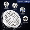 thumbnail image 4 of Regaderas Para Baño, Regadera Lluvia Fija+Ducha De Mano, Cabezal De Ducha, Con Manguera 1.5M,3 Modos Ajustable, Aumentar La Presión Del Agua, Ángulo Ajustable,Regadera Alta Presion, Fácil De Instalar, 4 of 8