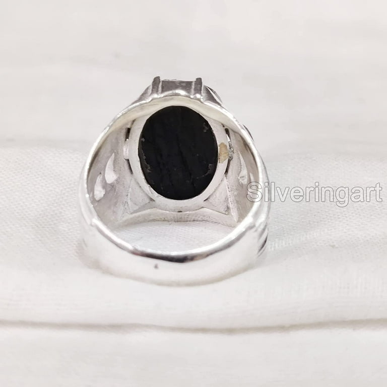 Best design silver shop ring for man