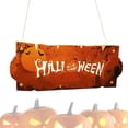 thumbnail image 5 of Halloween Door Sign With LED Lights,Hanging House Number Door Wall Decor - Welcome Sign 12.2x1x4.5 Inch, 5 of 5