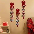 thumbnail image 6 of CoreLiving Christmas Card Holder Display with Red Velvet Bow, Hanging Photo Display Wall Decor for Xmas Party Home Wall Door Window Holiday Decorating, 6 of 6