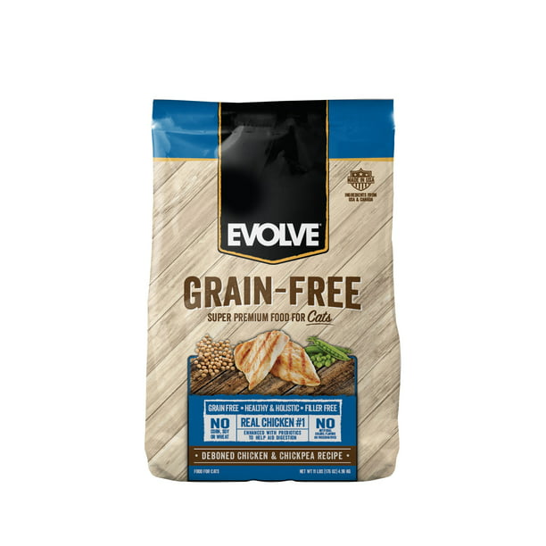 Evolve Grain Free With Chicken Pea Vegetable Dry Cat Food 11 Lb Walmart Com Walmart Com