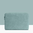 thumbnail image 1 of Laptop Sleeve Leather Waterproof Notebook Bag Zipper Shock-Proof Computer Case, , 13 Inches-Pu-15.6, 1 of 8