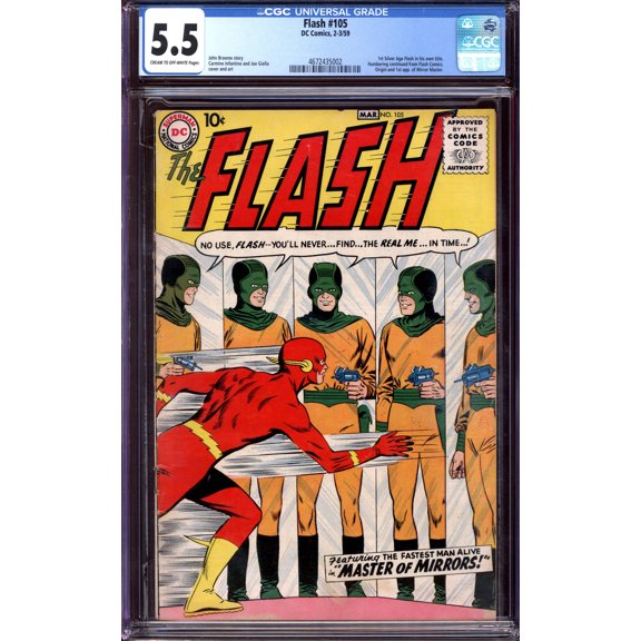 Flash #105 - CGC 5.5 Comic Book
