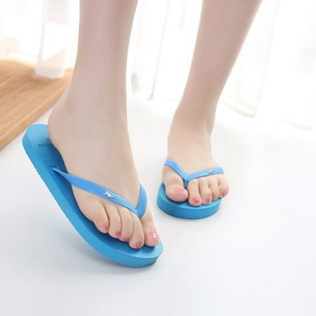 

Wodofoxo Promotion Women Gilrs Summer Animal Solid Beach Flip Flops Anti-slip Slipper Casual Shoes