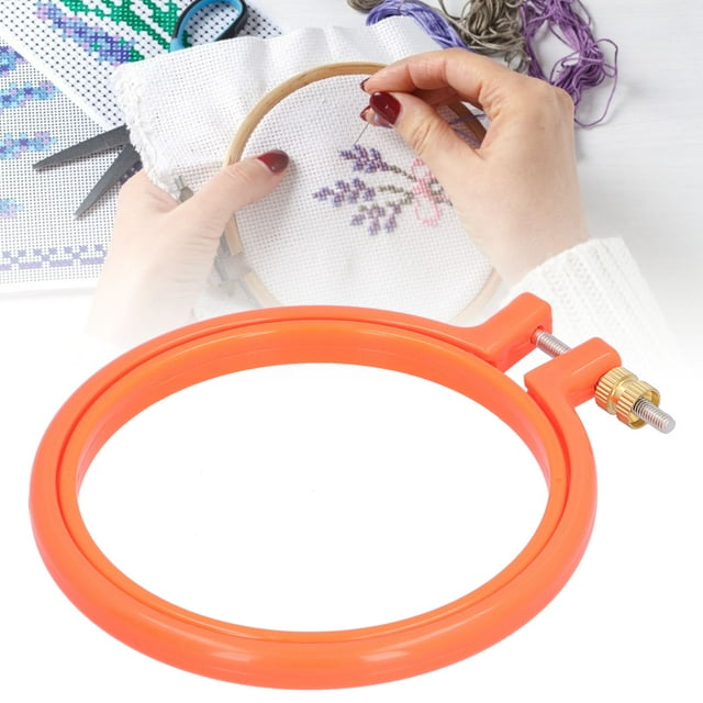 Plastic Stitch Embroidery Circle, Stitch Embroidery Ring Embroidery Circle Plastic Hoop Ring For Stitching For DIY For Household For Sewing