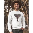 thumbnail image 2 of Colored Tribal Elephant Sweatshirt Men -Image by Shutterstock, Male Large, 2 of 4