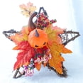 thumbnail image 3 of Halloween Star Artificial Pumpkin Maple Leaf Rattan Pendant Home Party Ornament, 3 of 6