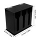 thumbnail image 2 of TEHAUX De Utensilios Acrílico Negro Para Barra Con Soporte Estable Y Práctico, 2 of 8