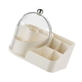thumbnail image 4 of Organizador De Cosméticos, Soporte Giratorio De 360 ​​​​grados Para Brochas De Maquillaje Con Tapa, Caja De Almacenamiento De Escritorio Multifuncional Para Dormitorio De, 4 of 7