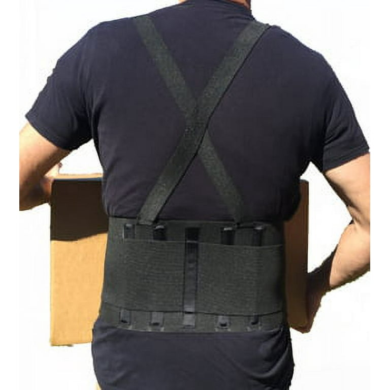 Alpha Medical Industrial Back Belt with Attached Suspenders Back